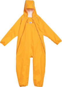 MEC Newt Suite in yellow, the perfect gift for rainy day adventures.